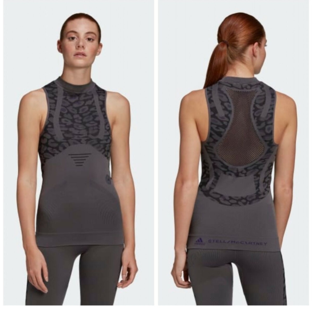 Adidas by Stella McCartney Gray Sleeveless Top